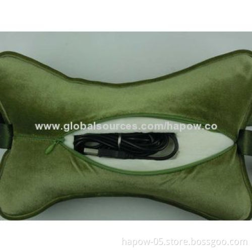 New Hands-free Mobile Phone Call by Memory Foam Car Pillow, Bluetooth Headset with Permanent Power